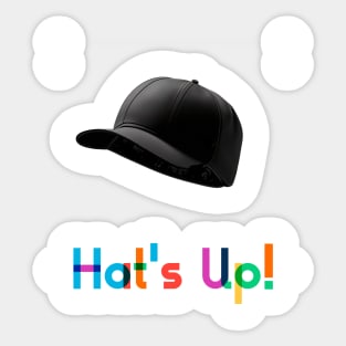 Hat's Up Colorways Sticker